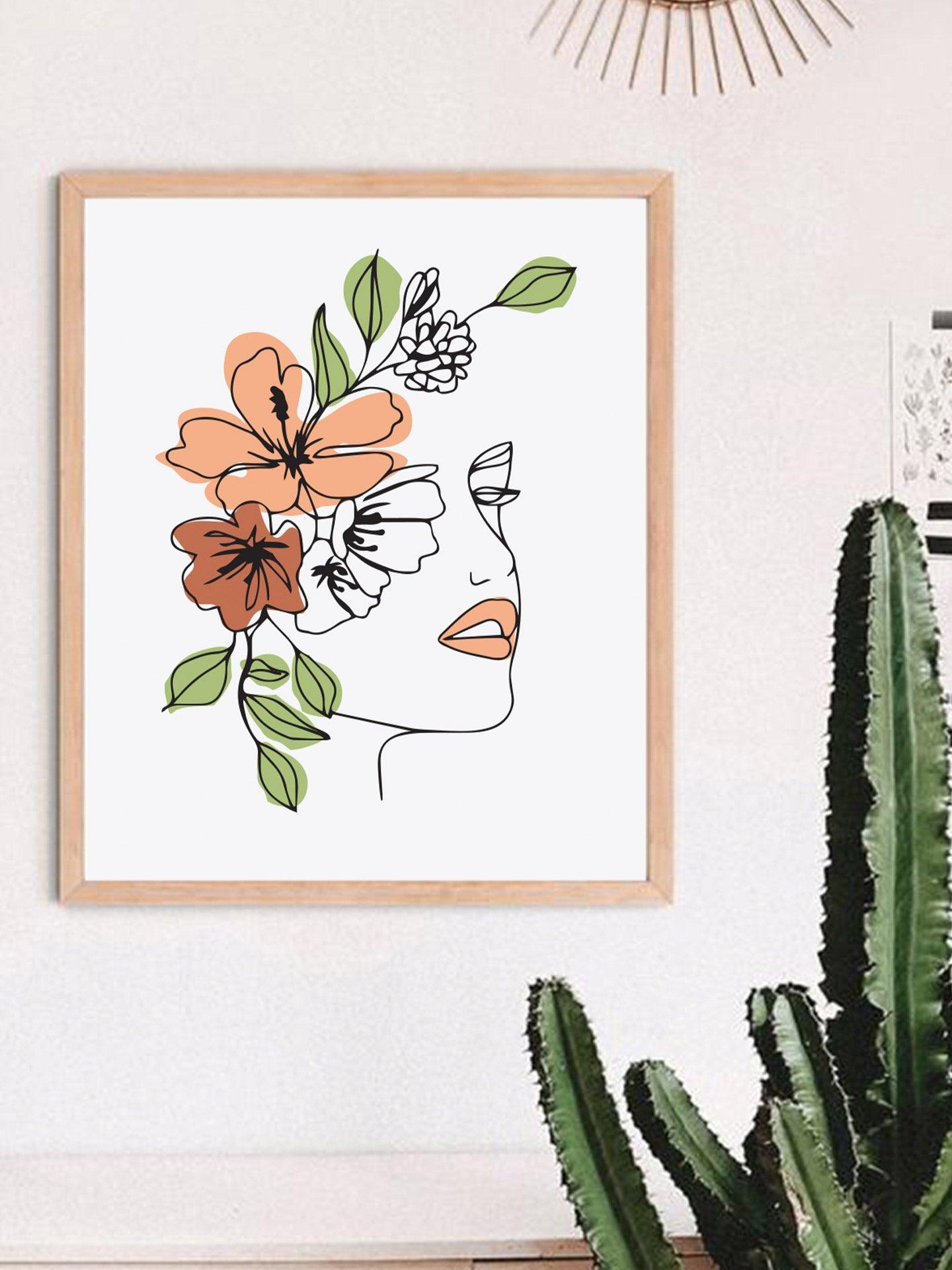 Head Of Flowers Art Print