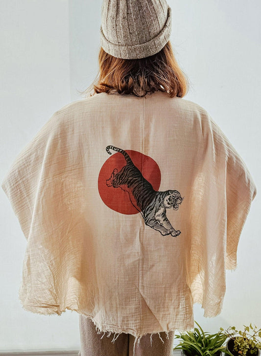 Sun & Tiger Kimono Robe Dress